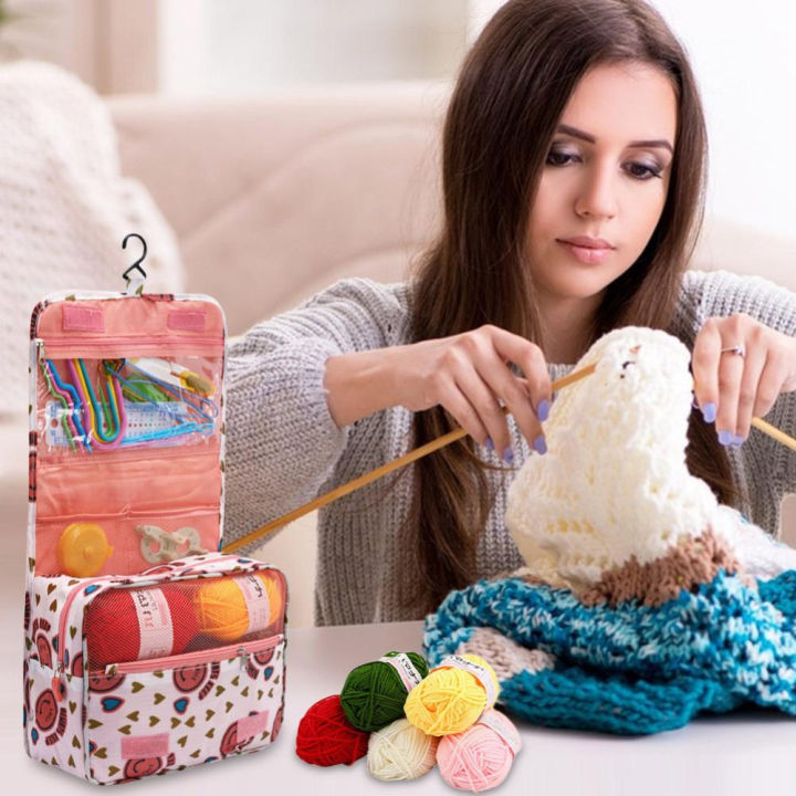 (Preorder)%C2%A0%E3%80%90winnereco%E3%80%91Crochet%20hook%20set%20with%20crochet%20yarn,%20colorful%20knitting%20needle%20set,%20ergonomic%20handle%20yarn%20set.%20-%20Image%202