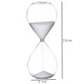Hourglass 3-15 Minute Sand Timer: 5.1 Inch white Sand Clock, Large Sand Watch 3-15 Min, Hour Glass Sandglass for Kids, Games, Classroom, Home, Desk, Office Decor. 