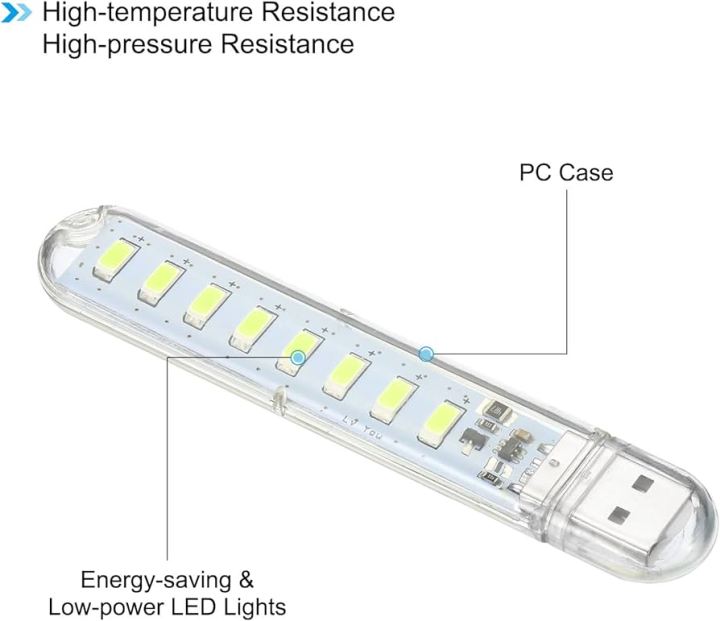 USB%20Night%20Light,%202%20Pack%20Portable%20Plug-in%20Small%20LED%20Light%20Stick%20with%208%20Lamp%20Beads%20with%20Touch%20Sensor%20Switch%20USB%20Light%20for%20Bathroom%20Bedroom%20Reading%20Sleeping%20Camping,%20White%20-%20Image%203