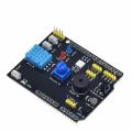 DHT11 LM35 Temperature Humidity Sensor Multifunction Expansion Board Adapter For Arduino UNO R3 RGB LED IR Receiver Buzzer I2C. 