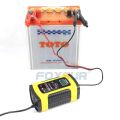 FOXSUR 12V 5A Pulse Repair Charger with LCD Display, Motorcycle & Car Battery Charger, 12V AGM GEL WET Lead Acid Battery Charger updated version 7.0. 