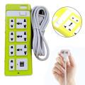 7 outlets 2500 W power strip, extension socket, three-eye plug, extension cable plug, usb power plug, USB charging plug, power strip. 