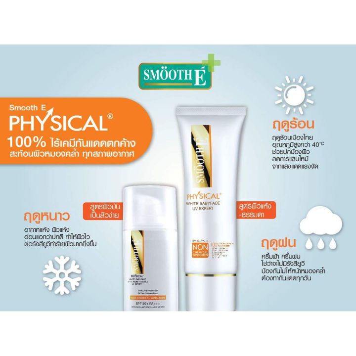 (Preorder)%20SMOOTH%20E%20PHYSICAL%20SUNBLOCK%2040%20G%20(BEIGE)%20Smooth%20E%20Physical%20Sunblock%20(Beige)%20-%20Image%204