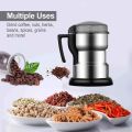 Coffee Grinder Electric, Coffee Bean Grinder Electric Mill Spice Grinder, Low Noise, 400W Powerful Stainless Steel Blade, Cord Stora(Crusher). 