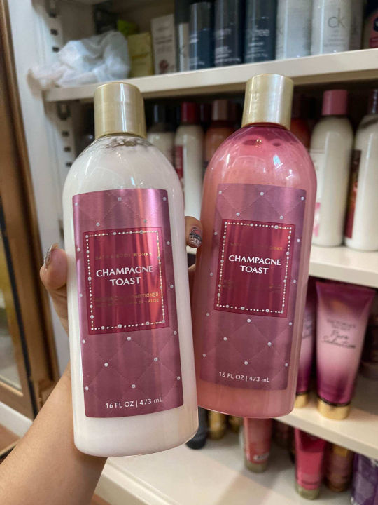 (Preorder)Bath%20and%20Body%20Works%20Champagne%20Toast%20Shampoo%20&%20Conditioner%20473ml.%20Genuine%20-%20Image%204