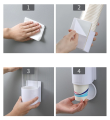 Household disposable cup holder punch-free wall-mounted cup rack. 