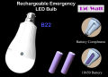 LED Lihgt Bulb with Battery Backup (AC/DC emergency bulb). 