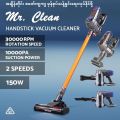 Mr. Clean 4-in-1 Cordless Cyclone Stick Vacuum Cleaner with 4 Heads(Wireless Stick Vacuum Cleaner). 