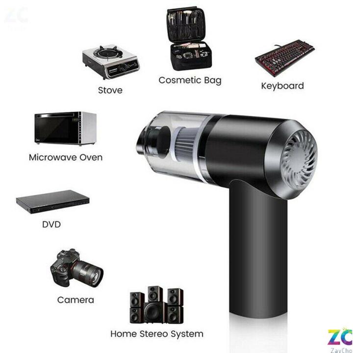 2 In 1 Portable Mini Home And Car Cordless Vacuum Cleaner Rechargeable ဖုန်စုပ်စက်