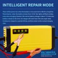 Intelligent pulse 12V 8-20AH lead-acid battery motorcycle battery charger. 