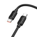 USB-C cable Hoco '' X115 '' 60W Type-C/Type-C 1m black. 