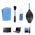 4 in 1 screen cleaning kit, used for LCD TV, tablet PC, phone, iPad, , camera dust removal and cleaning dirt. 