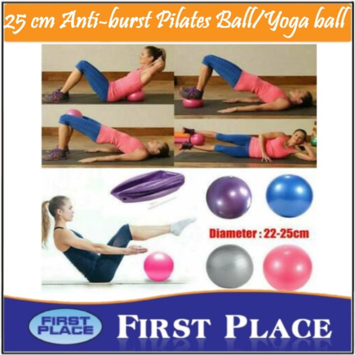 25 cm Anti-burst Pilates Ball/Gym Ball/Yoga ball(First Place Store)