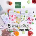 Baby Bright_Cucumber & Aloe Vera Essence Mask Sheet 20g. 