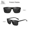 LouisWill Men Sunglasses Polarized Classical Fashion Glasses UV400 Sunglasses Outdoor Activities Sports Sunglasses Driving Fishing Racing Eyewear Non-slip PC Temples Sun Glasses. 
