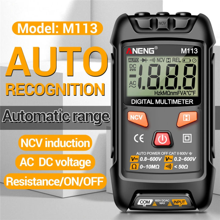 ANENG%20M113%20Automatic%20Professional%20Digital%20Multimeter%201999%20Counts%20Auto%20AC/DC%20Voltage%20Tester%20Ohm%20Current%20Ammeter%20Detector%20Tool%20-%20Image%202