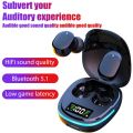TWS G9S Wireless Bluetooth Headset Noise Reduction Earphones True Wireless Headphones Sports HiFi LED Display Earbuds. 