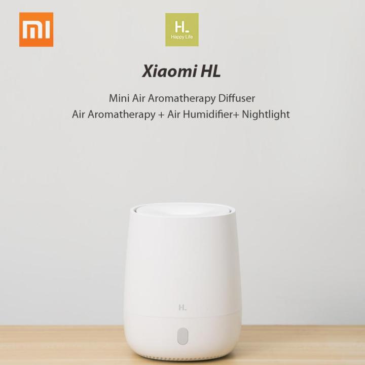 Xiaomi HL Mini Air Aromatherapy Diffuser Portable USB Humidifier Quiet Aroma Mist Maker with Nightlight for Car Home Office Yoga 120ml