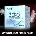 OLO 001 Hyaluronic Acid Ultra Thin Condoms Natural Latex Rubber Condom (10pcs/box). 