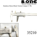 Stainless Mono-Block Vernier Calipers 6" PK. 