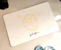 Glow-in-the-Dark Japanese Mineral Stone Bath Mat, Super Absorbent Diatomite Mat Quick Dry Toilet Bathroom Mat With Extra Anti-slip Net. 