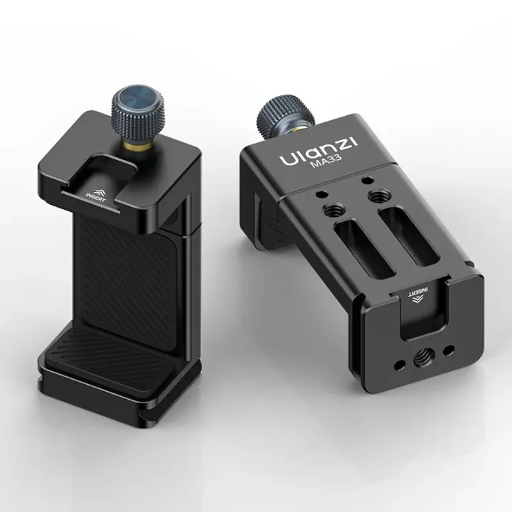 (Preorder)%20Ulanzi%20MA33%20Arca%20Swiss%20Phone%20Mount%20Quick%20Release%20Phone%20Holder%20with%20Cold%20Shoe%20Slot%20and%201/4%20Thread%20Built-in%20-%20Image%209