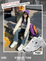 (Preorder) Kappa | Men's Thick-Soled Breathable Height-Increasing Casual Shoes. 