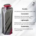 Foldable Water Bottle ,Hiking , Camping  , Cycling Water bottle. 