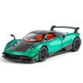 (Preorder) Model 1:24 Pagani Huayra BC Sound Light Car Diecast Alloy Car Lovers Collection Birthday Gift for Children Boys Toys Metal Gift ကလေးကစားစရာအရုပ်ကား. 