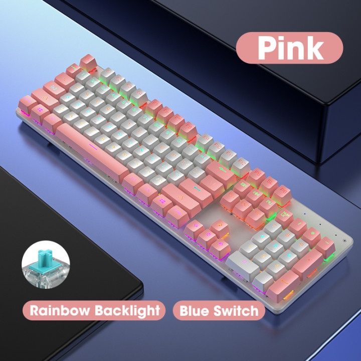 Tech%20Infinite%E3%80%90Mechanical%20Gaming%20Keyboard%E3%80%91%20Wired%20Gaming%20Keyboard%20Blue%20Black%20Switch%20Mechanical%20Keyboard%20RGB%20Backlit%20104%20keys%20Anti-ghosting%20Laptop%20PC%20Gamer%20Pink%20Keyboards%20-%20Image%202