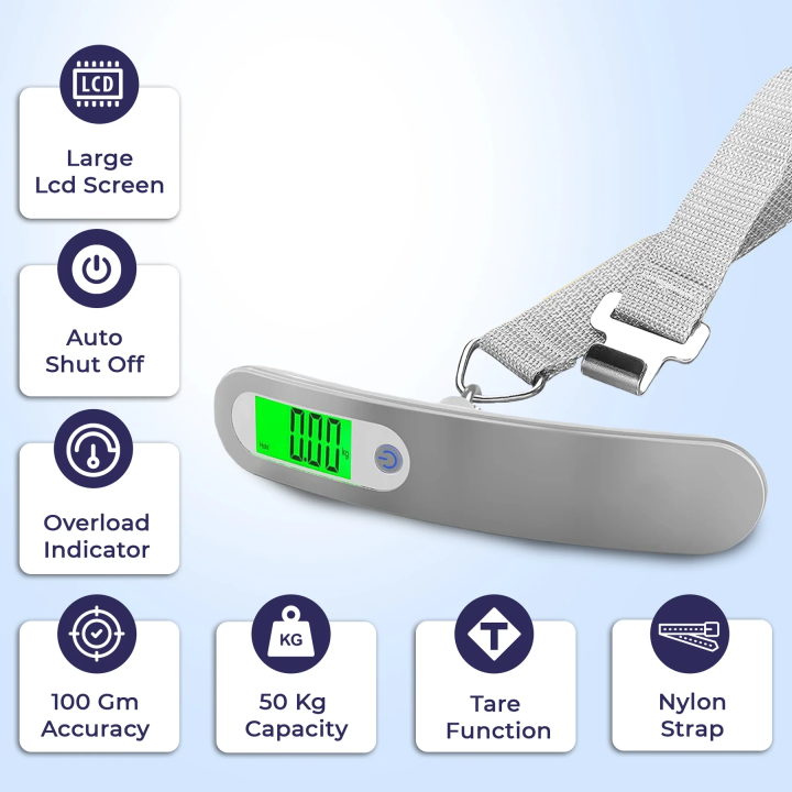 🌍Portable Luggage Scale⚖️ခရီးသွားကီလိုချိန်စက်🧳 | Shop.com.mm