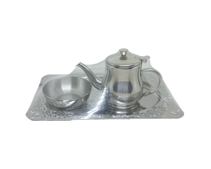 ရေစက်ချခွက် Water Pouring Set Steel ။