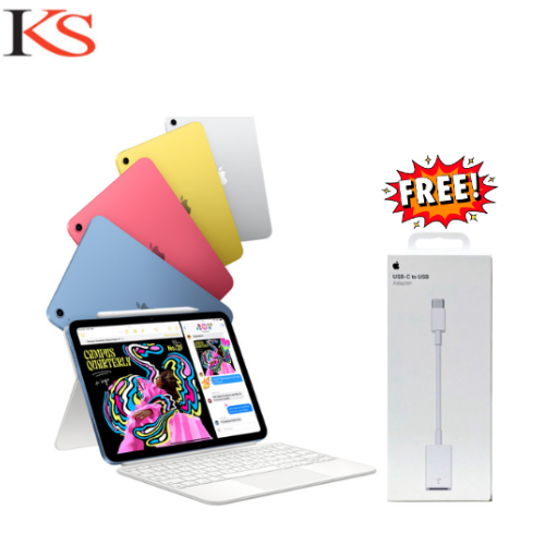 Apple iPad 11th Gen (A16) Wi-Fi 256GB + Free Apple USB-C to USB