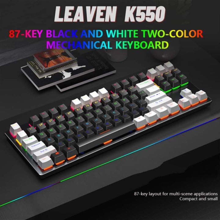 Tech%20Infinite%20LEAVEN%20K550%20Mechanical%20(Red%20Switch)%20Hot%20Swappable%20Keyboard%2087%20Keys%20Suspended%20Translucent%20Keycaps%20Red%20Switch%20Colorful%20USB%20Wired%20Gaming%20Keyboard%20for%20Desktop%20Laptop%20Gamer%20-%20Red%20Switch%20-%20Image%204