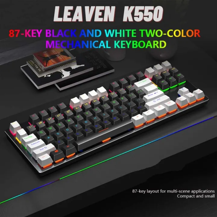 Tech%20Infinite%20LEAVEN%20K550%20Mechanical%20(Red%20Switch)%20Hot%20Swappable%20Keyboard%2087%20Keys%20Suspended%20Translucent%20Keycaps%20Red%20Switch%20Colorful%20USB%20Wired%20Gaming%20Keyboard%20for%20Desktop%20Laptop%20Gamer%20-%20Red%20Switch%20-%20Image%204