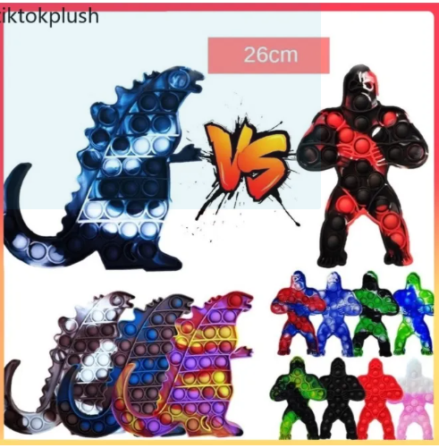 King Kong VS Godzilla Rat Pioneer Decompression Toys Fidget Toys Silicone Toys