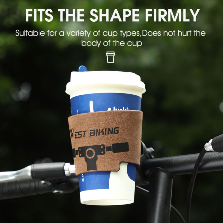 (Preorder)WEST%20Cycling%20Bicycle%20H%20Andlebar%20Coffee%20Cup%20Holder%20Bike%20Water%20Bottle%20Holder%20Drink%20Holder%20For%20Bicycle%20Props%20Scooter%20Cruiser%20-%20Image%207