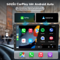 (Preorder)SOARFLY Car radio, Android car screen, car audio, car audio, MP5 player, 7/9/10 inch car screen (6GB RAM+64GB/128GB ROM), Android car screen, car radio, touch screen player, SD / USB / Bluetooth, Bluetooth player, FM / MP5 / Wifi. 