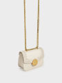 Shwe Branded Shop : Charles & Keith WOVEN DOUBLE CHAIN HANDLE BAG [Outlet]. 