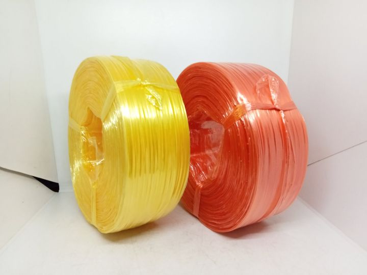 Plastic String or rope with random colour ပလပ်စတစ်ကြိုးခွေ 25cm-roll
