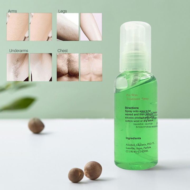 Pre Wax Smooth Body Hair Removal Spray 100% Natural Permanent  Hair Removal