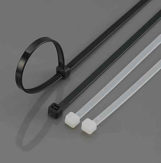 100Pcs/bag 2.5X200mm  High Quality Self Locking Cable Tie Line Rope Organiser Holder Straps Zip Fasten Wires