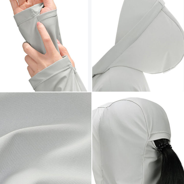 (Preorder) UPF50 knitted ultraviolet protection jacket outdoor sun protection clothing female camel pattern cool feeling အမျိုးသမီးဝတ်ဂျာကင်အင်္ကျီ