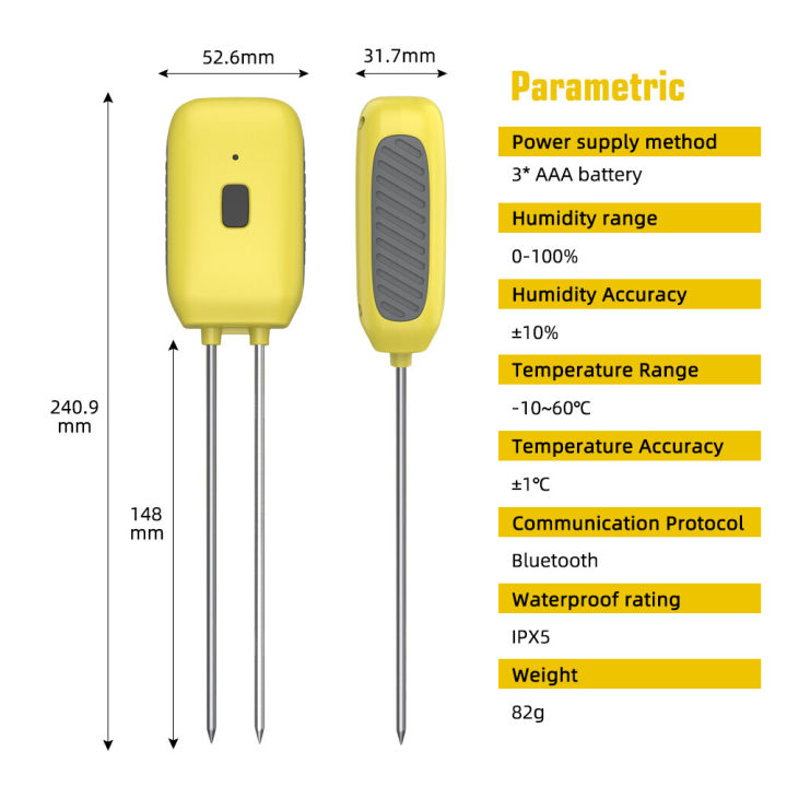 (Preorder)%20YIERYI%20Wireless%20Bluetooth%20Temperature%20and%20Humidity%20Detector,%20IPX5%20Waterproof%20Smart%20Soil%20Graffiti%20Detector%20Supports%20Data%20Recording%20and%20Export%20for%20Nursery%20Potted%20Gardens%20-%20Image%202