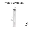 Extra small tip 0.5mm gel pen, မင်စို ဘောပင် for school business. 
