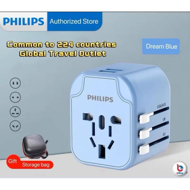 Philips%20World%20Travel%20224%20Countries%20Universal%20Adapter;%20Conversion%20Plug,%20Global%20Universal,%20British%20standard%20European%20Asian%20standard%20plug%20converter,%20universal%20socket;%20travel%20adapter%20+%203%20in%201%20charger%20(free%20gift)%20-%20Image%206