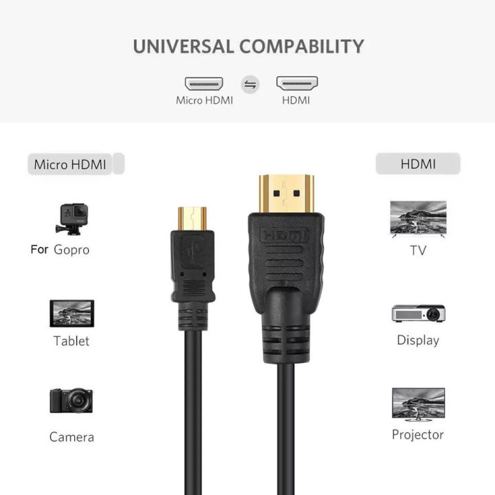 (Preorder)%20HDTV%20TO%20Micro%20HDTV%20Cable%201.5m%20(Black)%20-%20Image%205