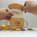 (Preorder) Mother's Corn No Spill Snack Cup Set, Mother's Corn Snack Cup, Snack Cup, 240 ml, Multi-purpose food cup, Children's food cup, made from corn.. 