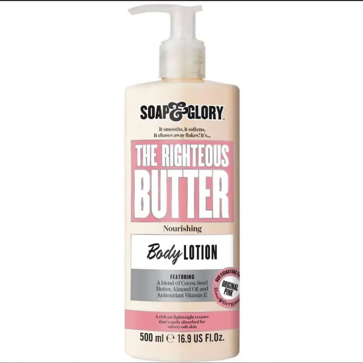Soap & Glory က The Righteous Butter Lotion 500 ml *full size *UK origin *100% authentic *Expired Date:2027