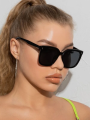 Classic Vintage Square Sunglasses Oversized Sunglasses Women & Men Retro Black Luxury Sun Glasses UV400. 